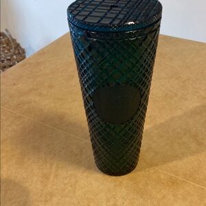 Starbucks Black Textured Kitchen Vase
